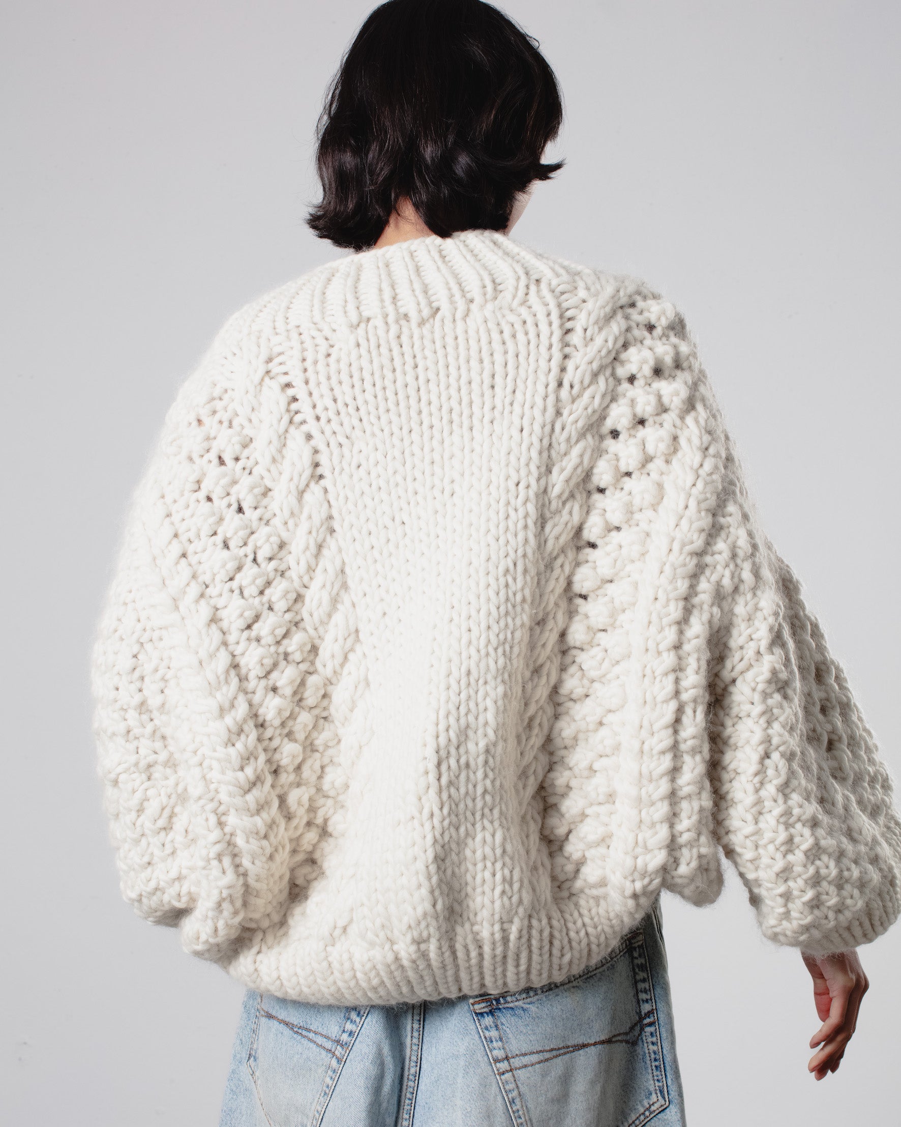 I Love Mr.Mittens ミスターミトンズ ケーブル袖　タートルニット T Sleeve jumper l Knitwear l Mr Mittens