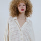 Bea Paneled Lace Knit Shirt