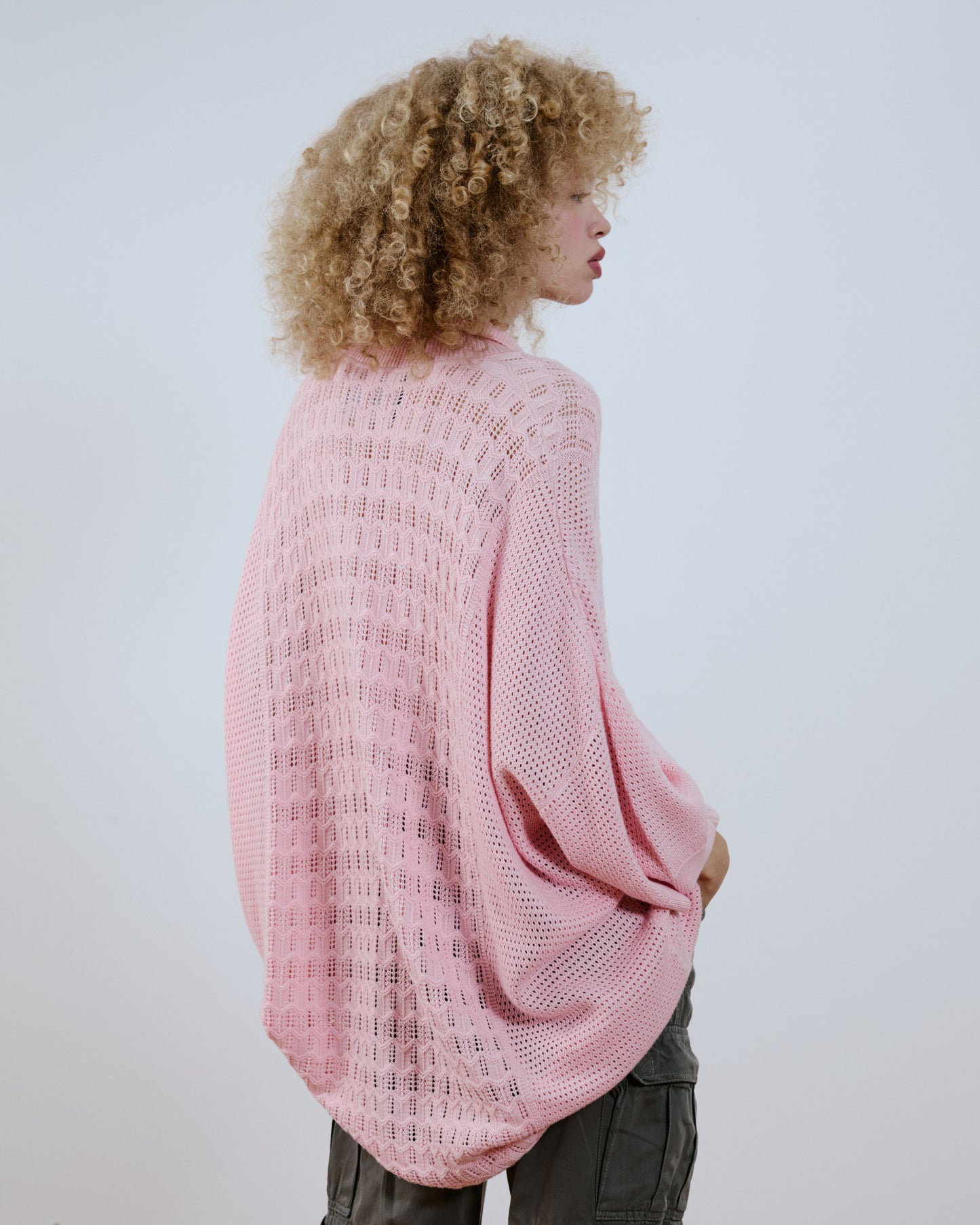 Bea Paneled Lace Knit Shirt