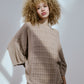 Bella Paneled Lace Knit T-Shirt