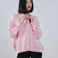 Belen V-Neck Knit Bomber