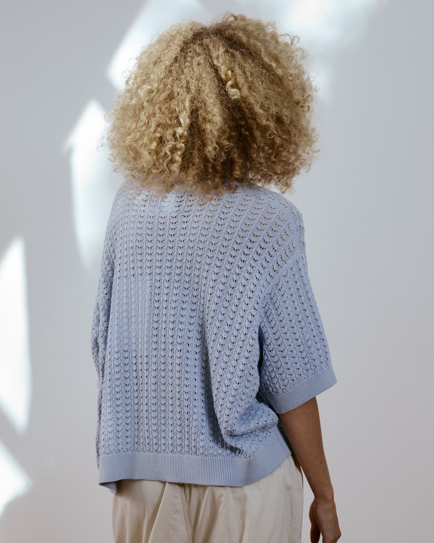 Bess Textured Lace Knit Tshirt