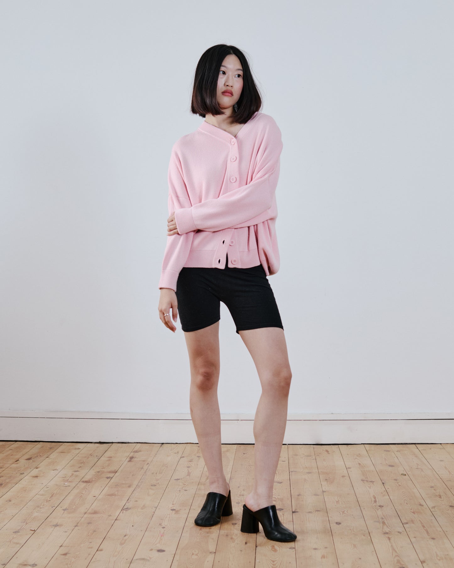 Belen V-Neck Knit Bomber