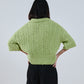 Clara Buttoned Knit Polo