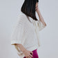 Bess Textured Lace Knit Tshirt