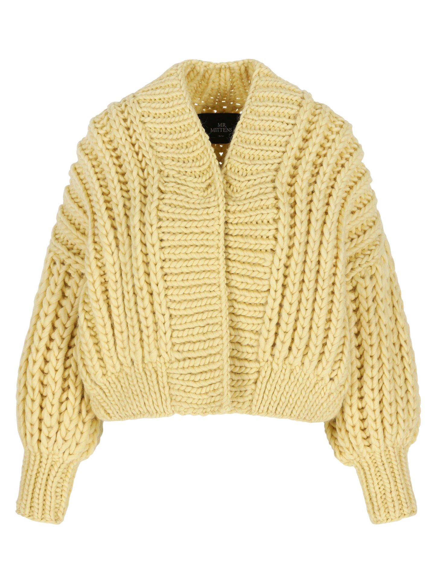 CROPPED FISHERMAN CARDIGAN