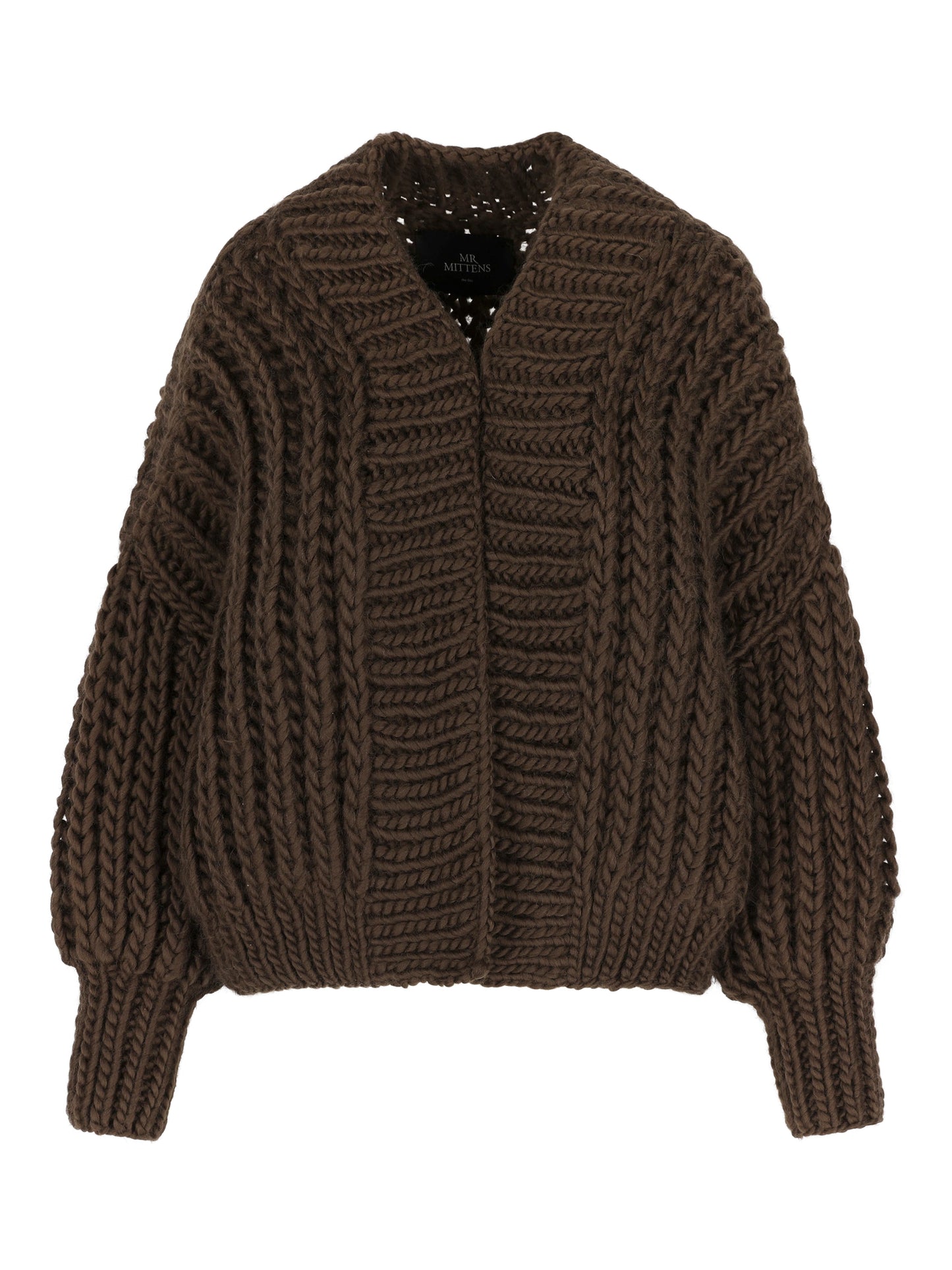 CROPPED FISHERMAN CARDIGAN