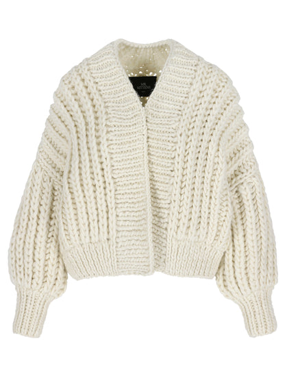 CROPPED FISHERMAN CARDIGAN