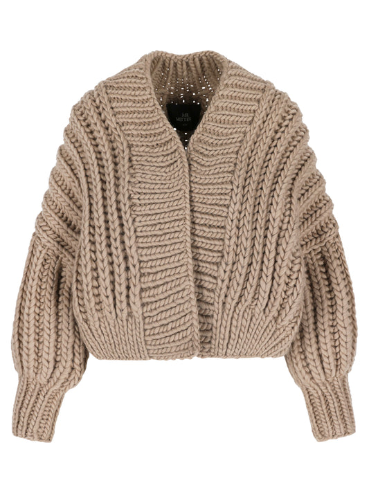 CROPPED FISHERMAN CARDIGAN