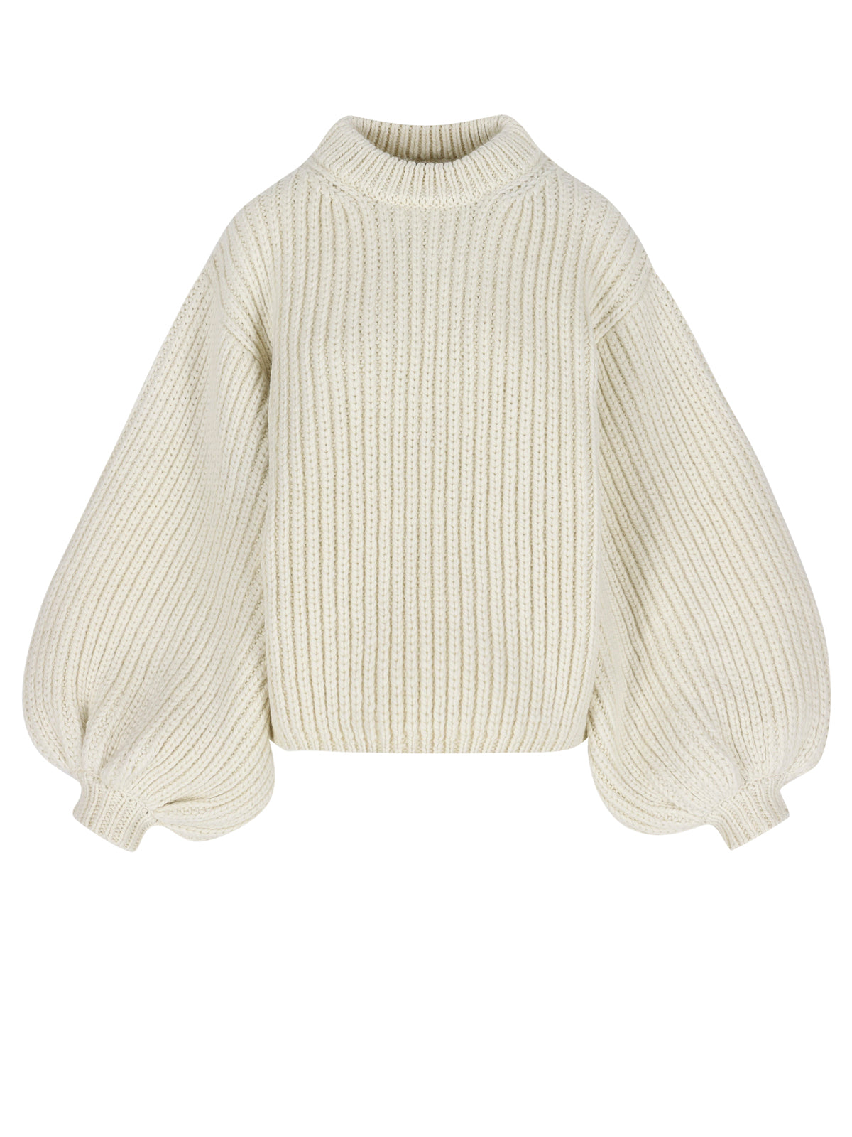 LORELEI FISHERMAN BALLOON CREW NECK JUMPER