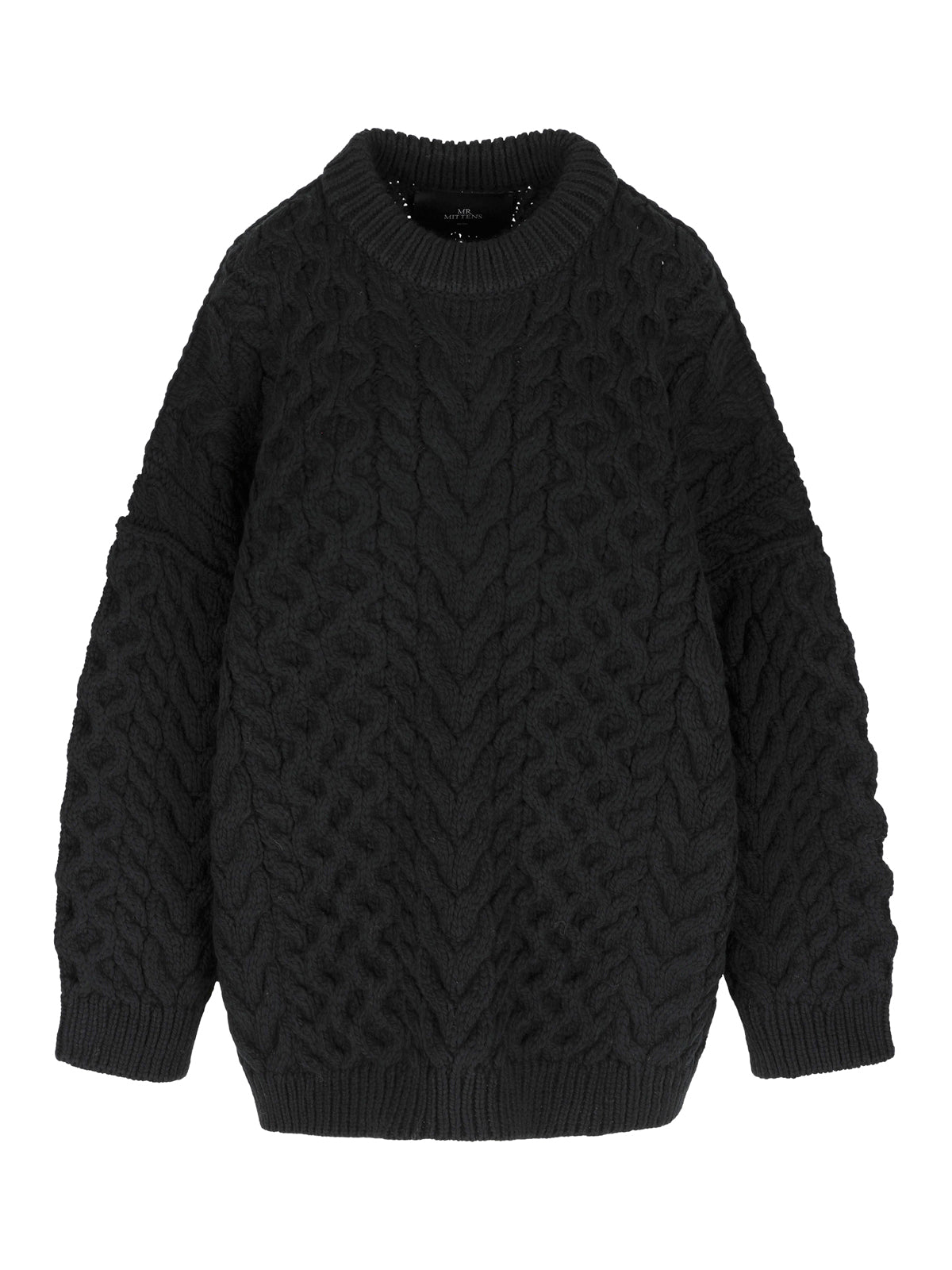 LARA LONG CABLES CREW NECK JUMPER