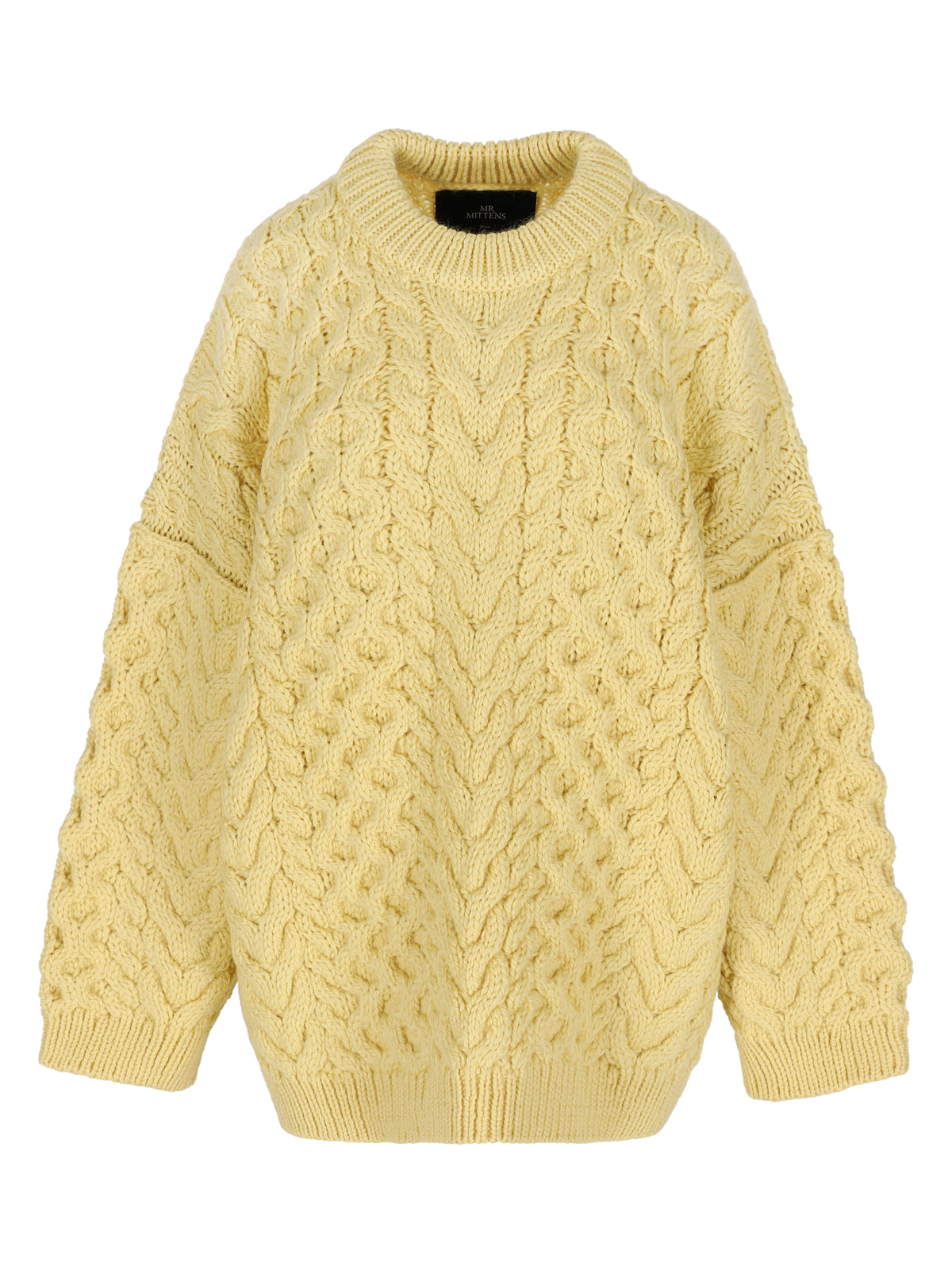LARA LONG CABLES CREW NECK JUMPER