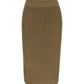 Ribbed midi skirt archive