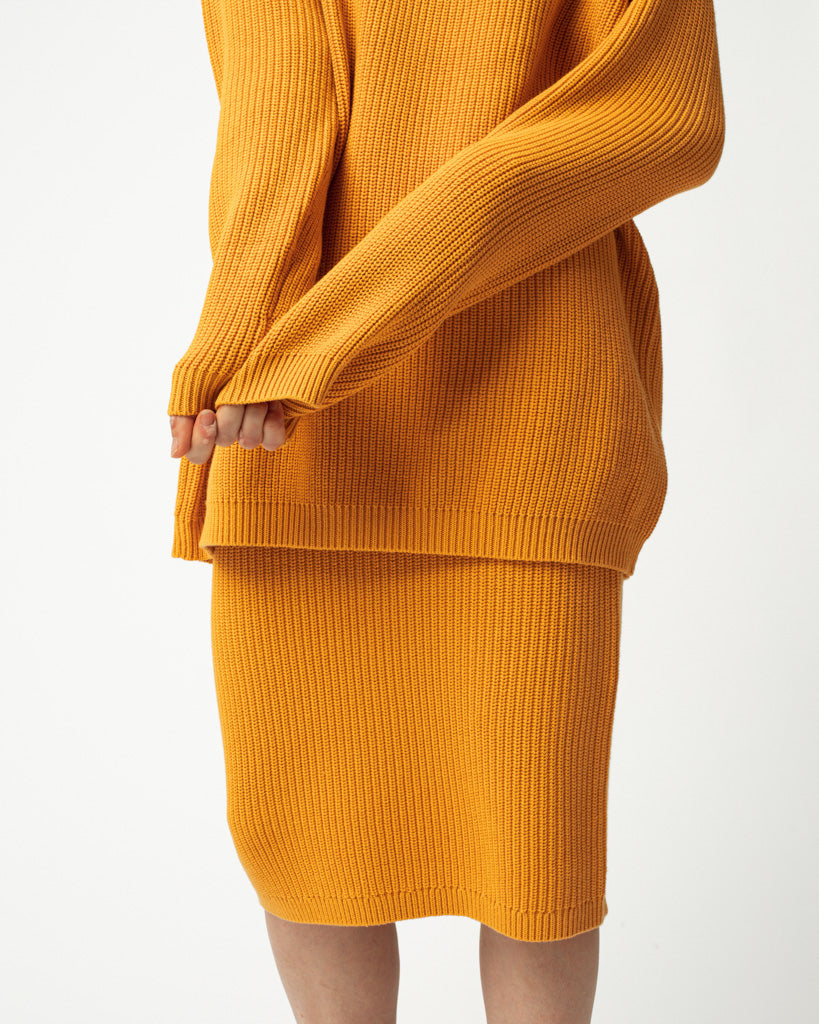 Ribbed midi skirt archive