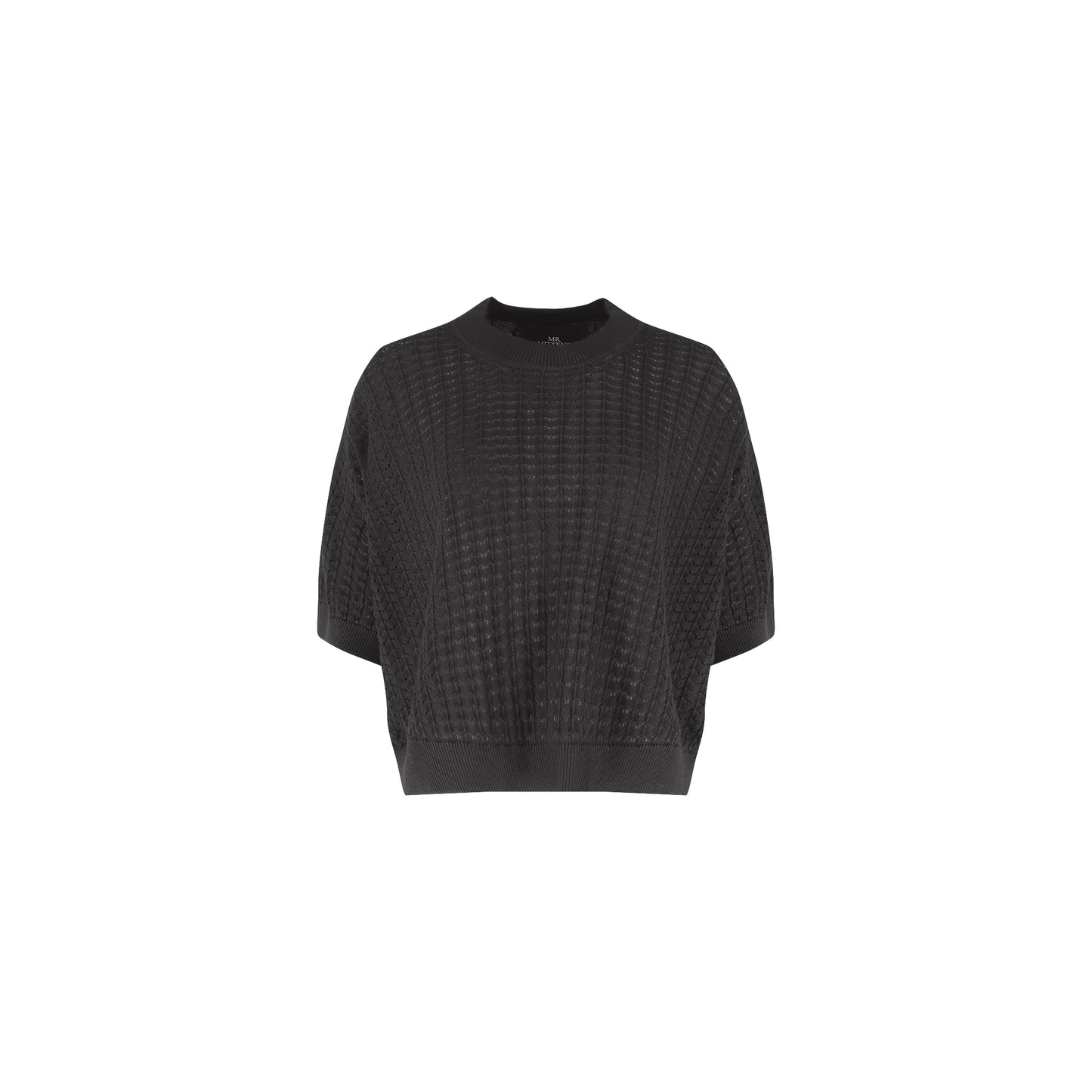 Bess Textured Lace Knit Tshirt