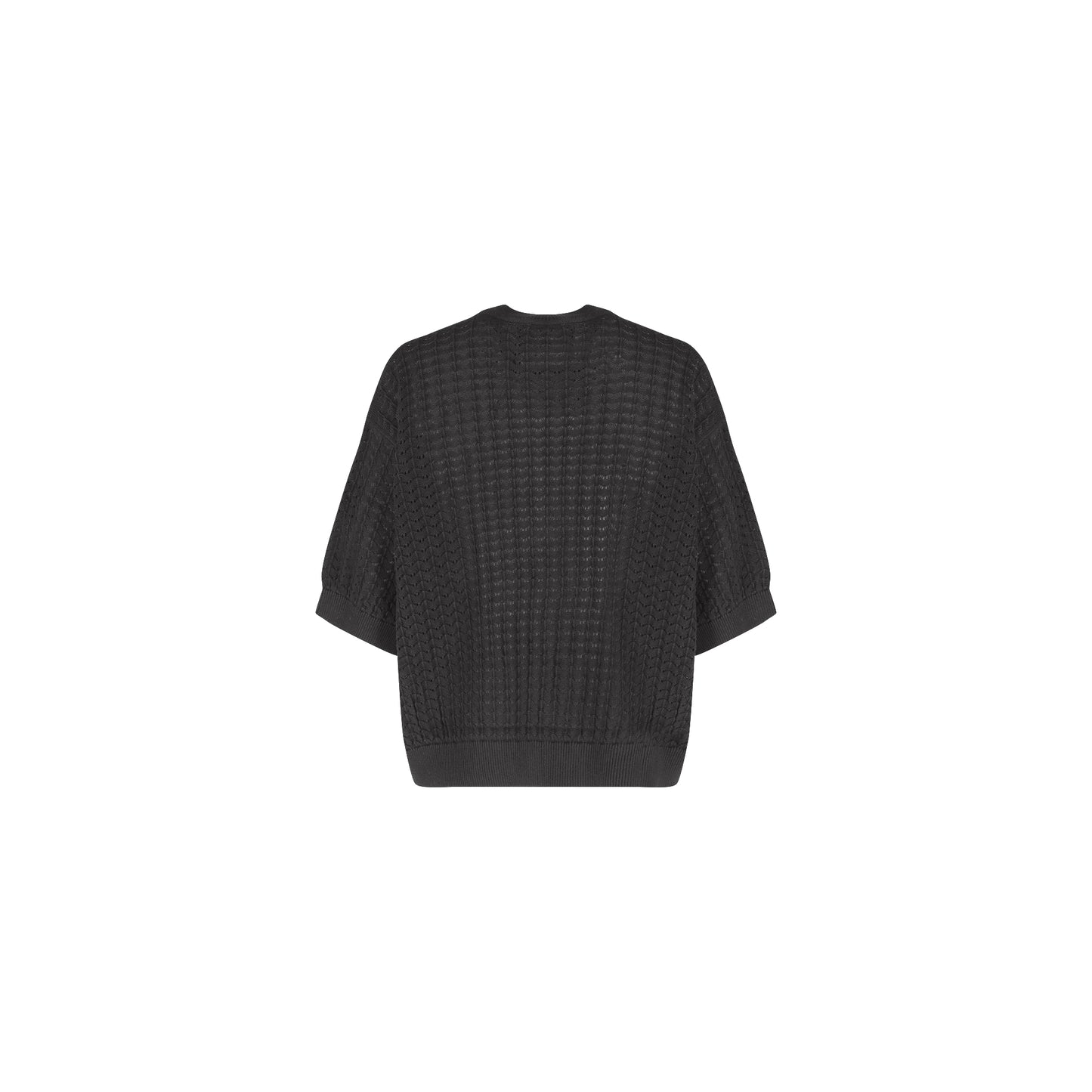 Bess Textured Lace Knit Tshirt