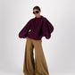 LORELEI FISHERMAN BALLOON CREW NECK JUMPER