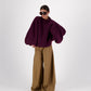 LORELEI FISHERMAN BALLOON CREW NECK JUMPER