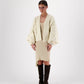LIDIA DIAMOND BALLOON SLEEVE CARDIGAN