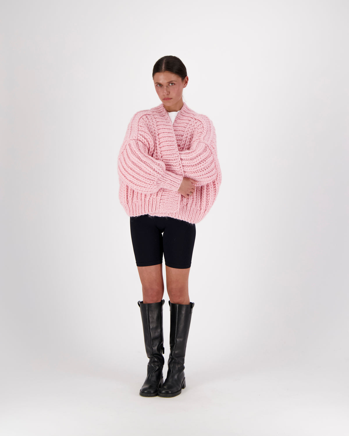 CLARA CROPPED FISHERMAN CARDIGAN