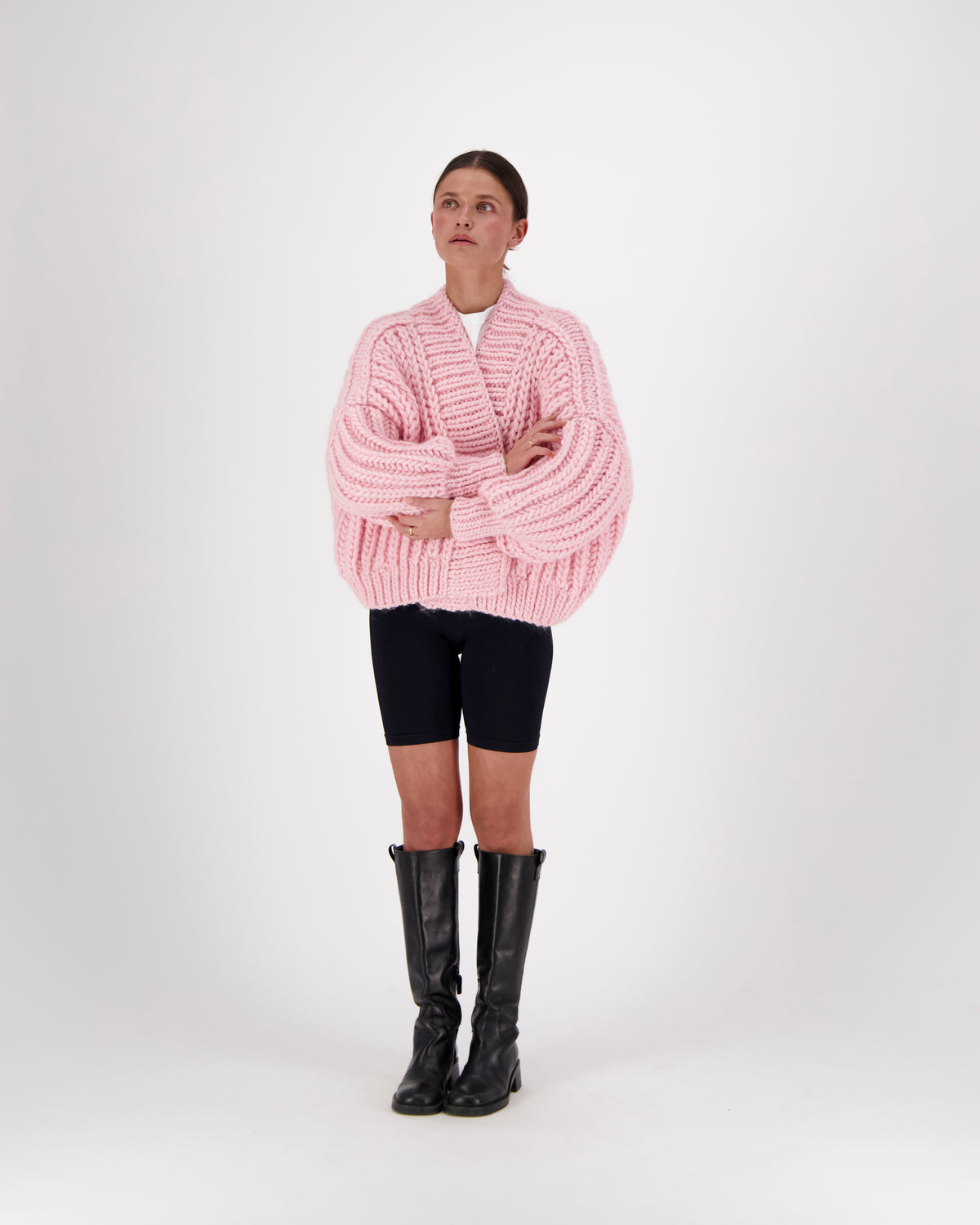 CLARA CROPPED FISHERMAN CARDIGAN