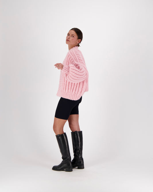 CLARA CROPPED FISHERMAN CARDIGAN