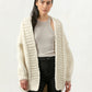 cream cardigan chunky mr mittens knit knitwear winter collection outerwear