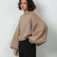wool jumper sweater knit Mr Mittens winter taupe brown