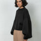 wool jumper sweater knit Mr Mittens winter black